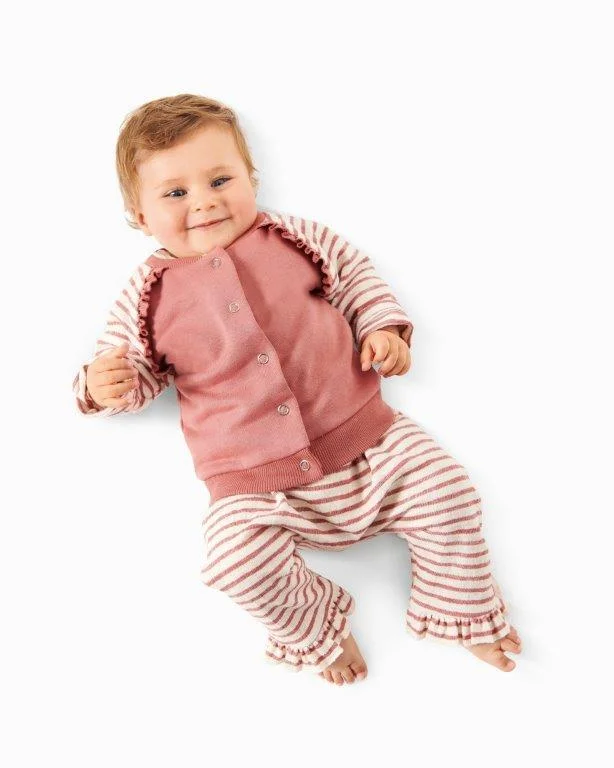 Burda Pattern 9297 Babies' Sweatjacket / Pull-on Trousers