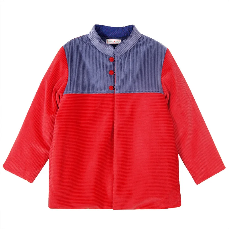 Tang' Roulou Winter Jacket Blue/Red