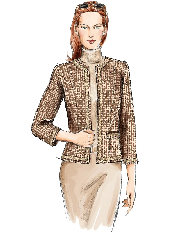 Vogue Pattern 7975 Lined jacket in two lengths