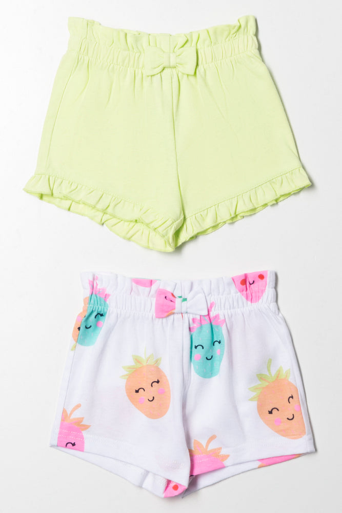 2 Pack Shorts Green