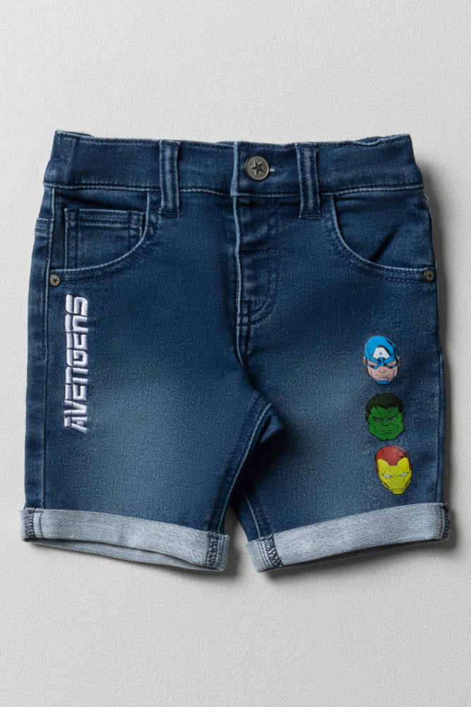 Avengers Denim Short Dark Blue