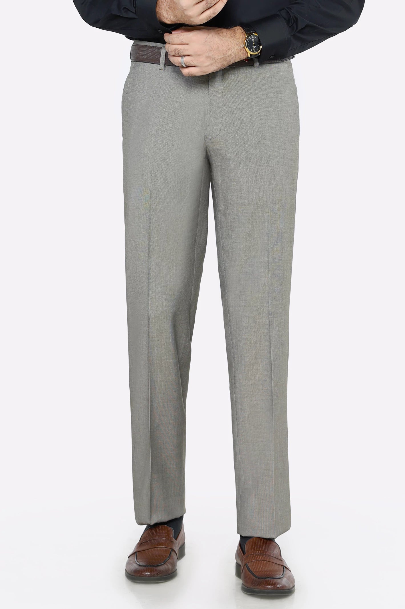 Fawn Smart Fit Formal Trouser