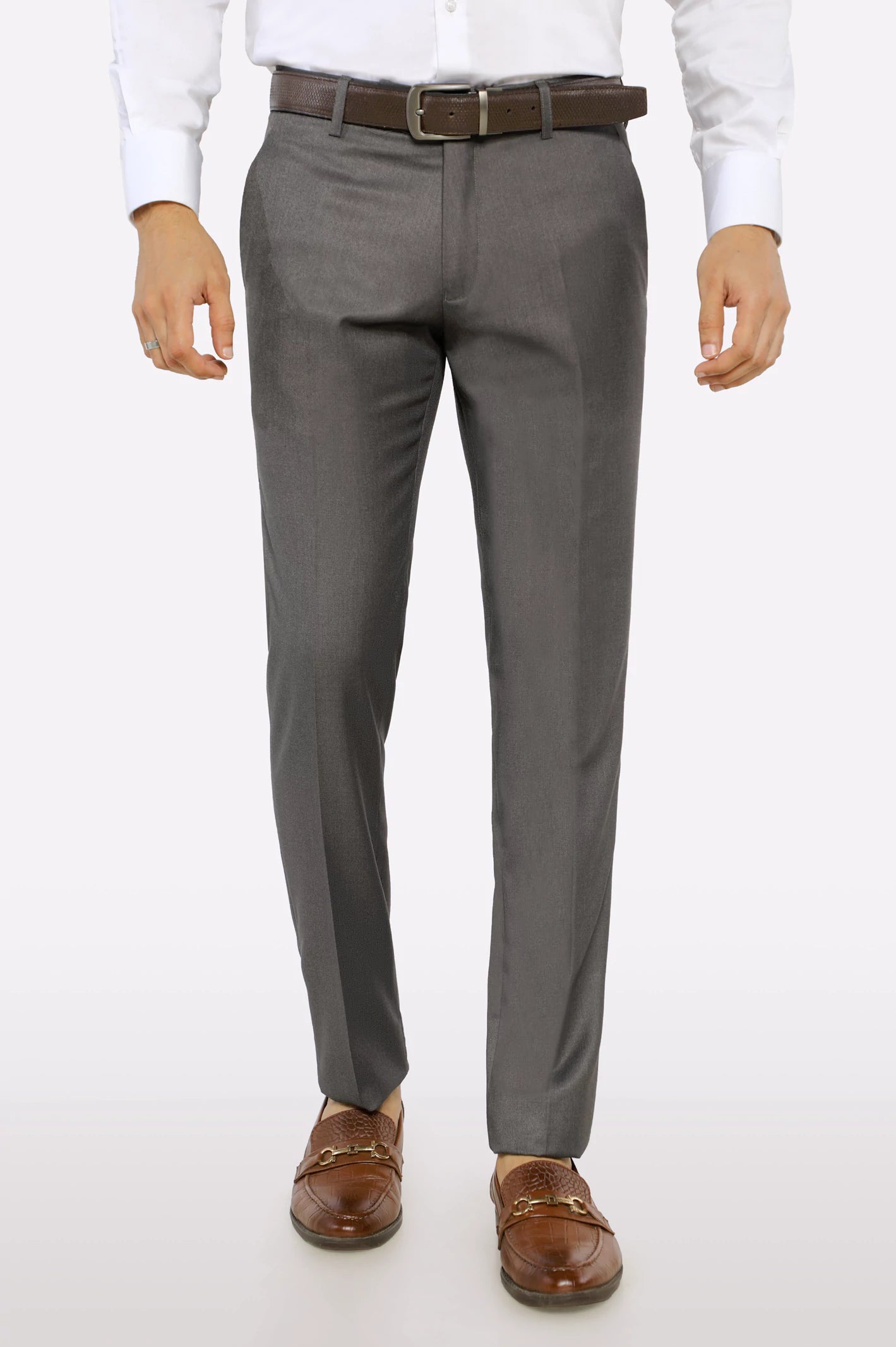 Grey Slim Ft Formal Trouser