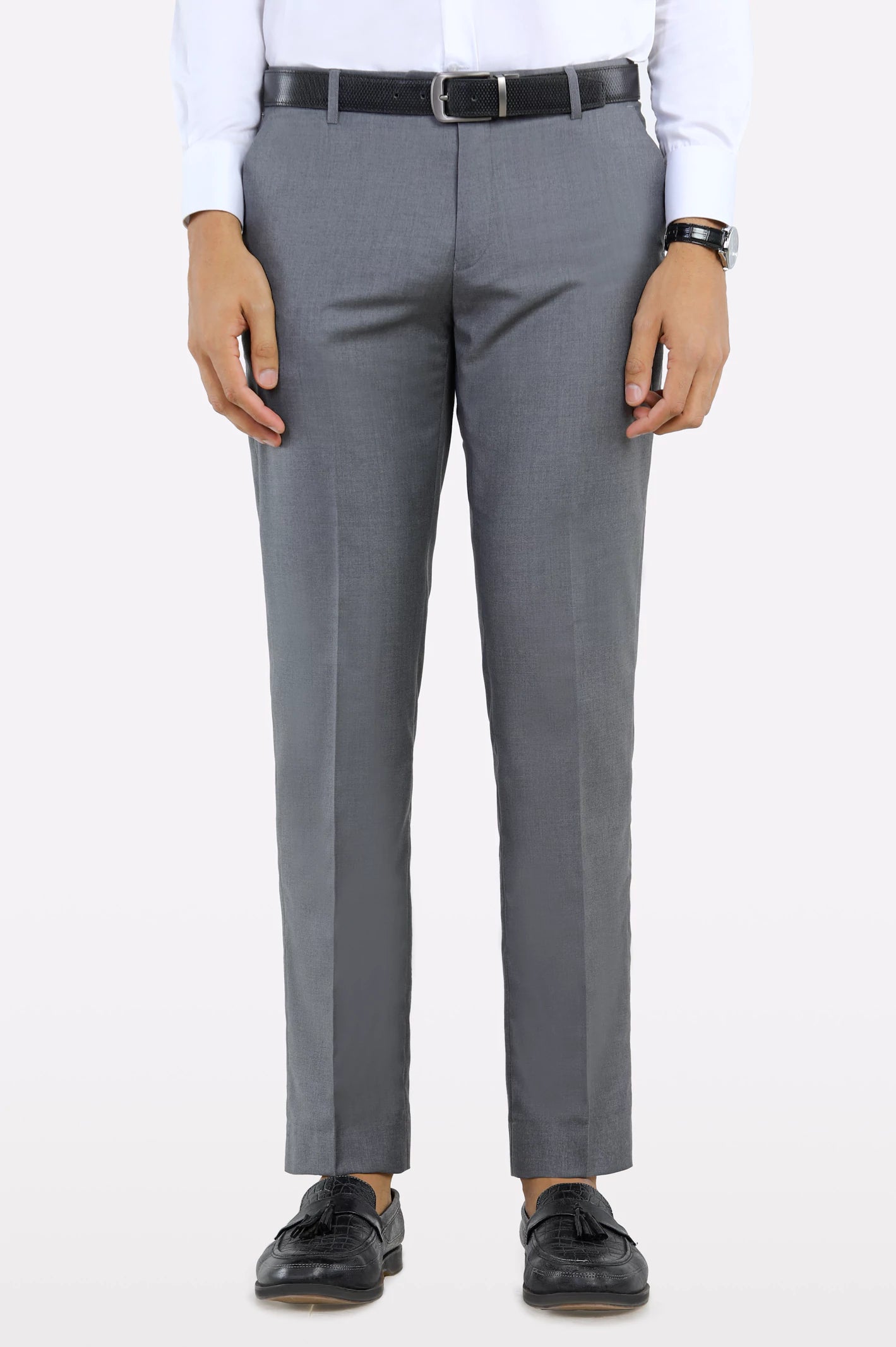 Light Grey Smart Fit Formal Trouser