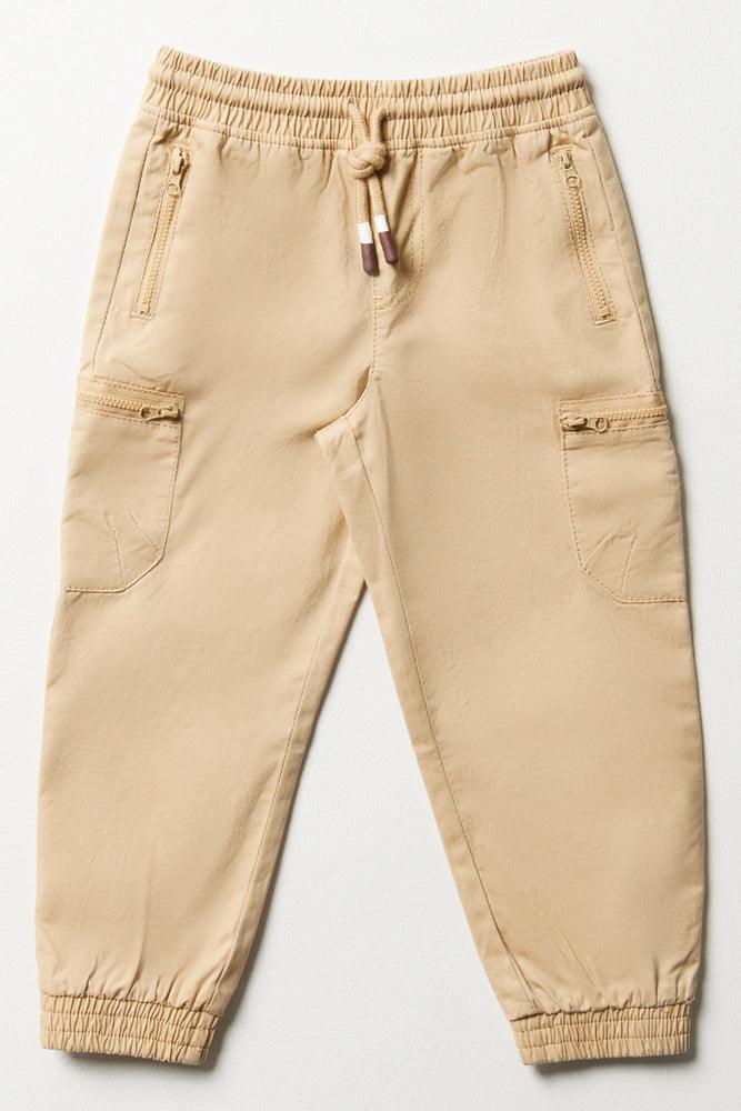 Cargo Jogger Pants Natural