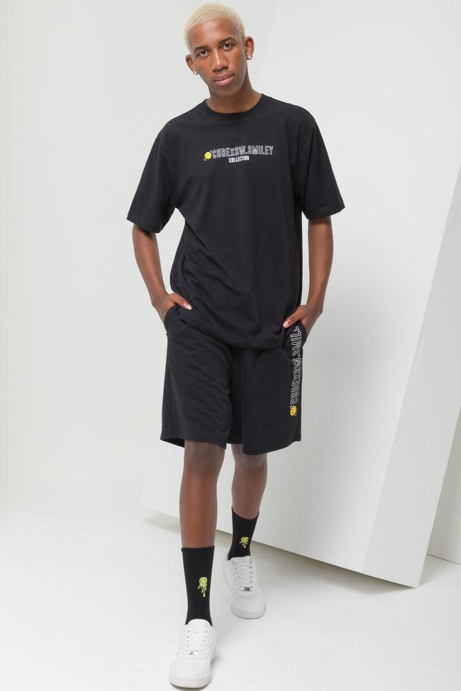 Cube X S.W. Smiley Shorts Black