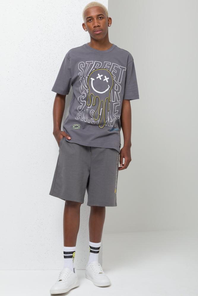 Cube X S.W. Smiley Shorts Grey