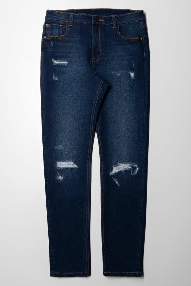 Rip And Repair Jeans Indigo