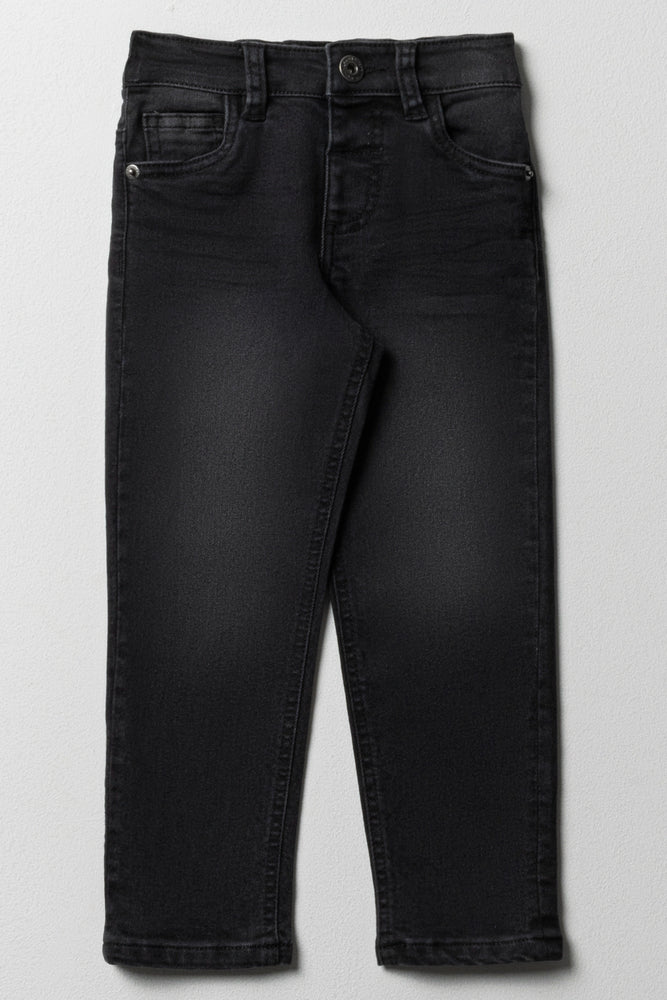 Skinny Denim Jeans Dark Grey