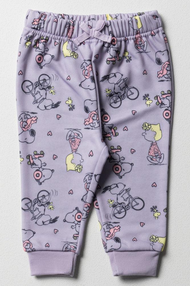 Snoopy Aop Trackpant Lilac